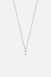Silver-tone initial necklace, view 29 of 37