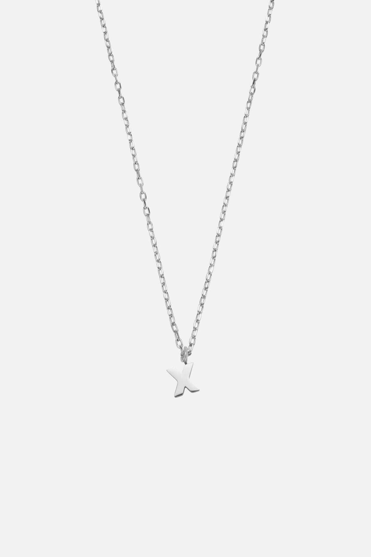Silver-tone initial necklace, view 33 of 37