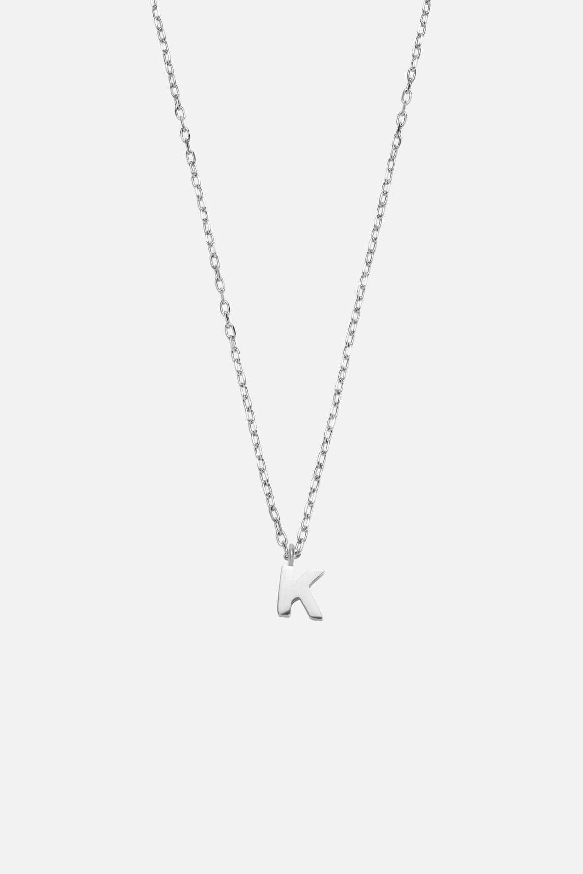 Silver-tone initial necklace, view 17 of 37