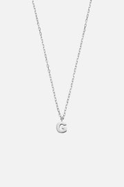 Silver-tone initial necklace, view 13 of 37