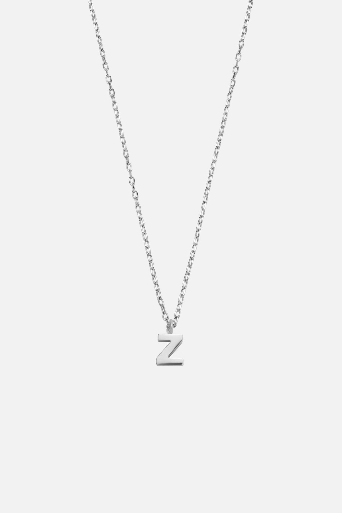 Silver-tone initial necklace, view 35 of 37