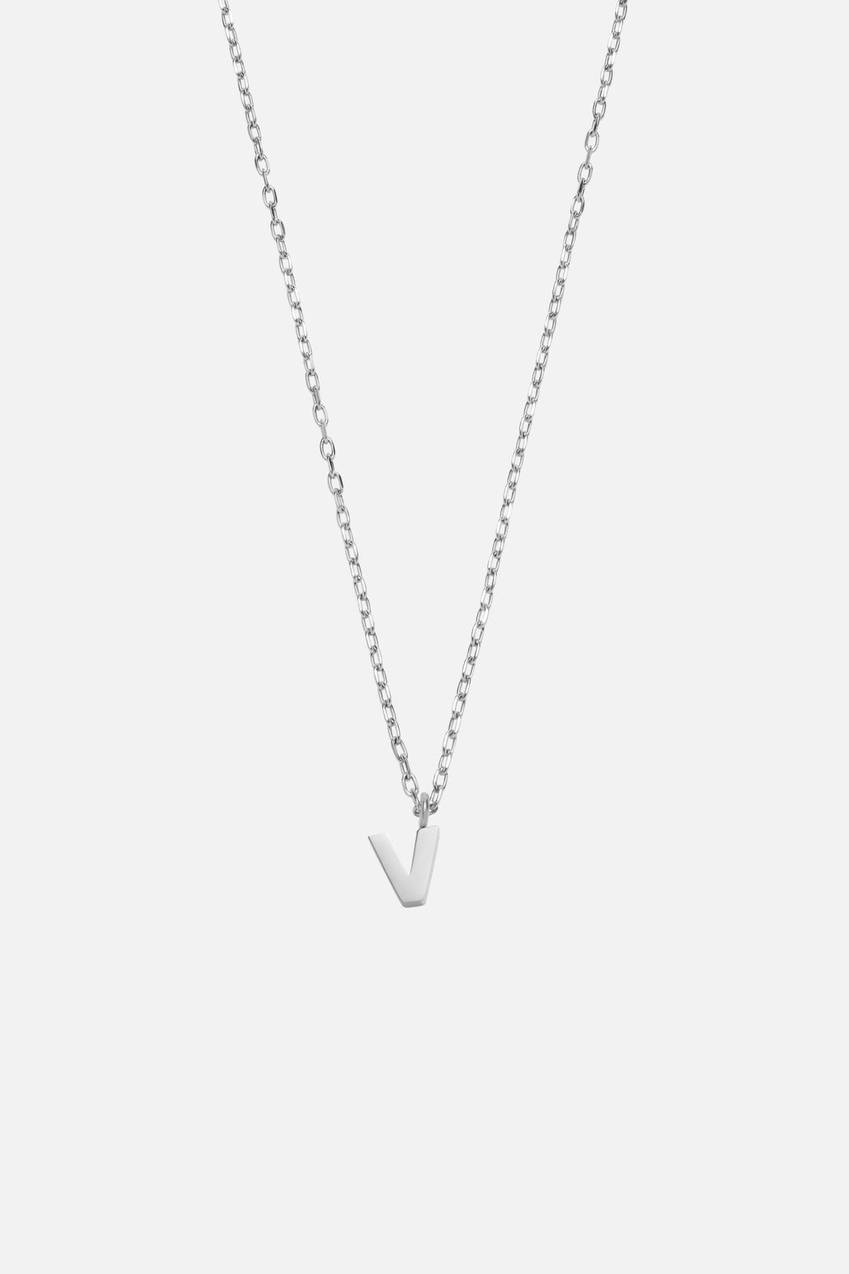 Silver-tone initial necklace, view 31 of 37
