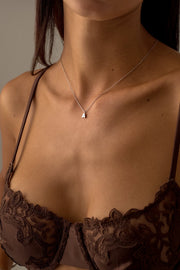 Silver-tone initial necklace, view 10 of 37