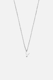 Silver-tone initial necklace, view 34 of 37