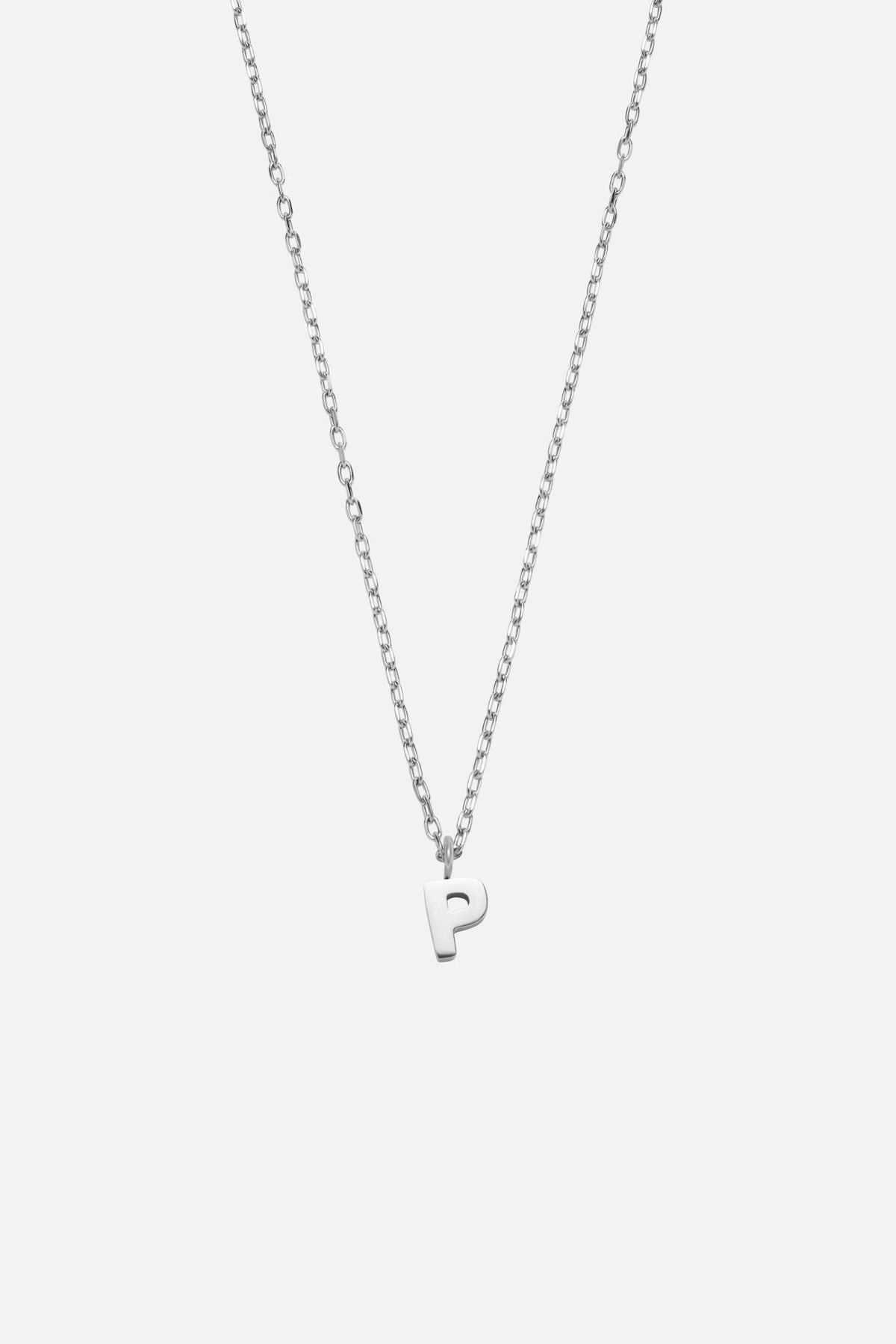 Silver-tone initial necklace, view 25 of 37