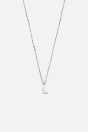 Silver-tone initial necklace, view 19 of 37