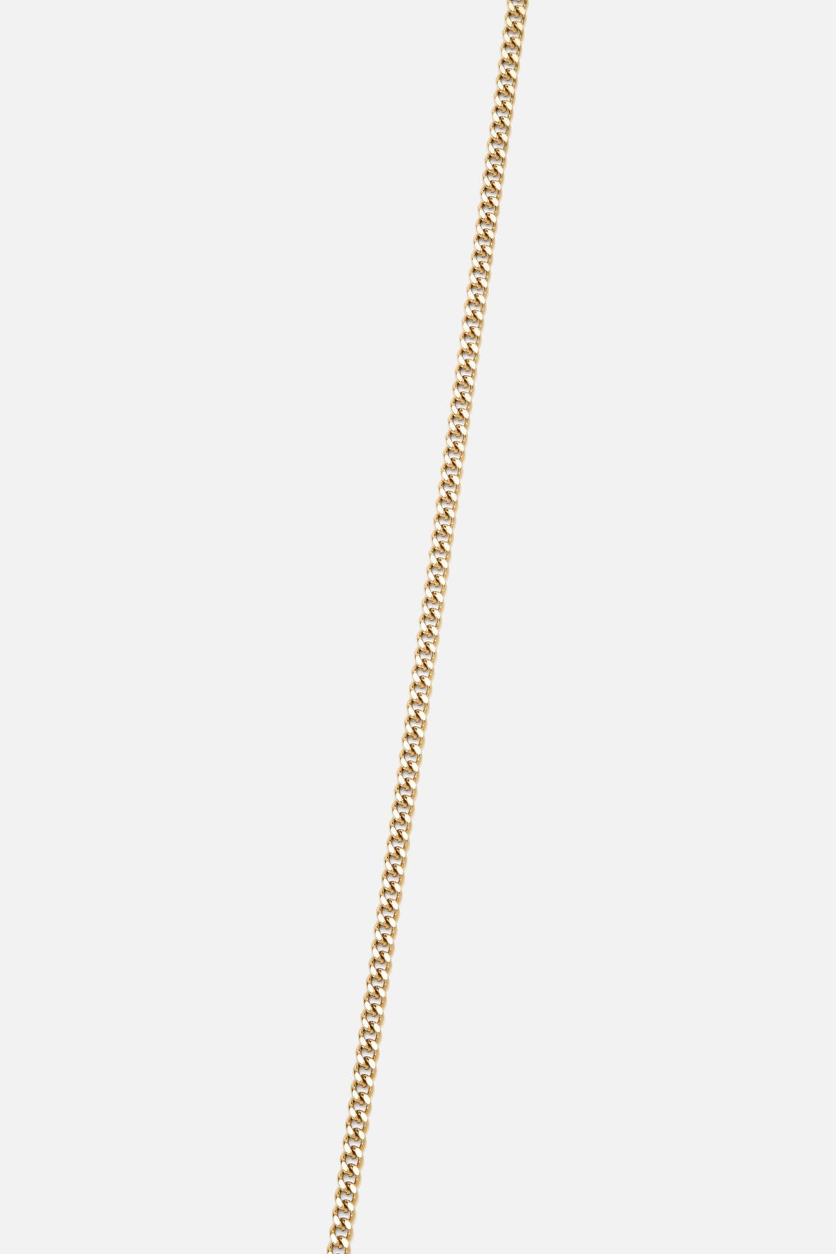 Gold-tone necklace with a black oval pendant, view 5 of 7