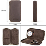 Size diagram of the two-watch case