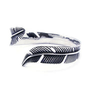 Wrap feather bracelet, side view