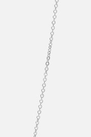 Silver-tone interlocking circles necklace, view 5 of 6