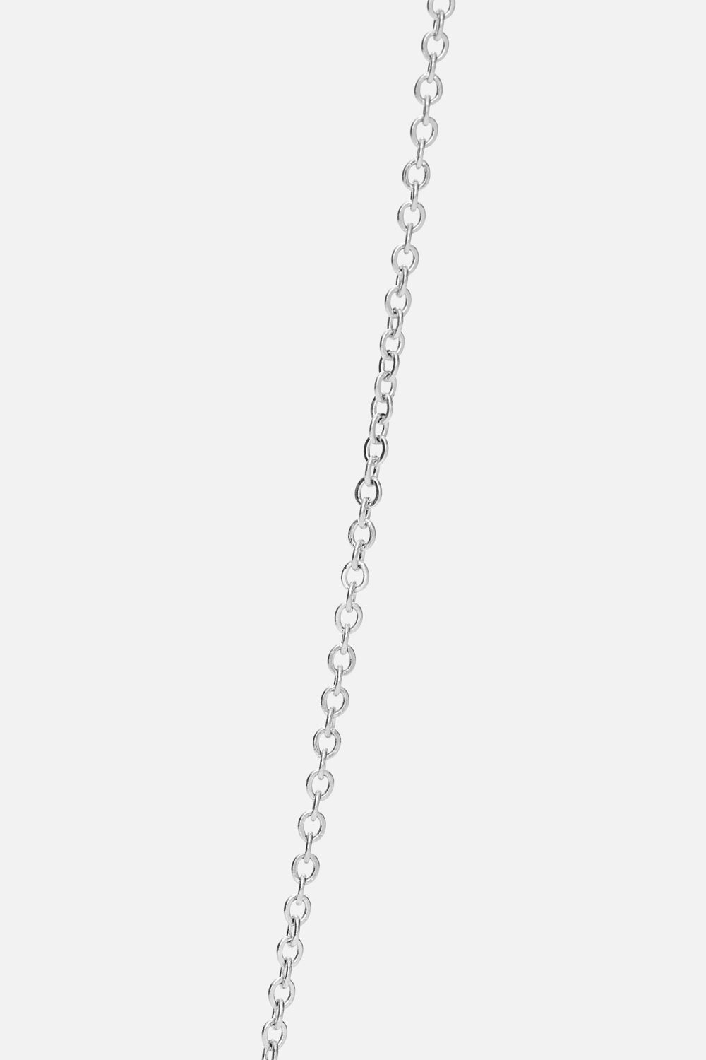 Silver-tone interlocking circles necklace, view 5 of 6
