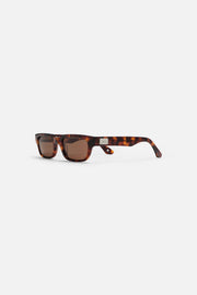 Tortoise sunglasses from the side