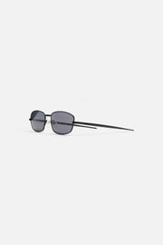Thin black sunglasses from the side