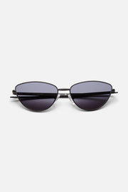 Black cat eye sunglasses, front view