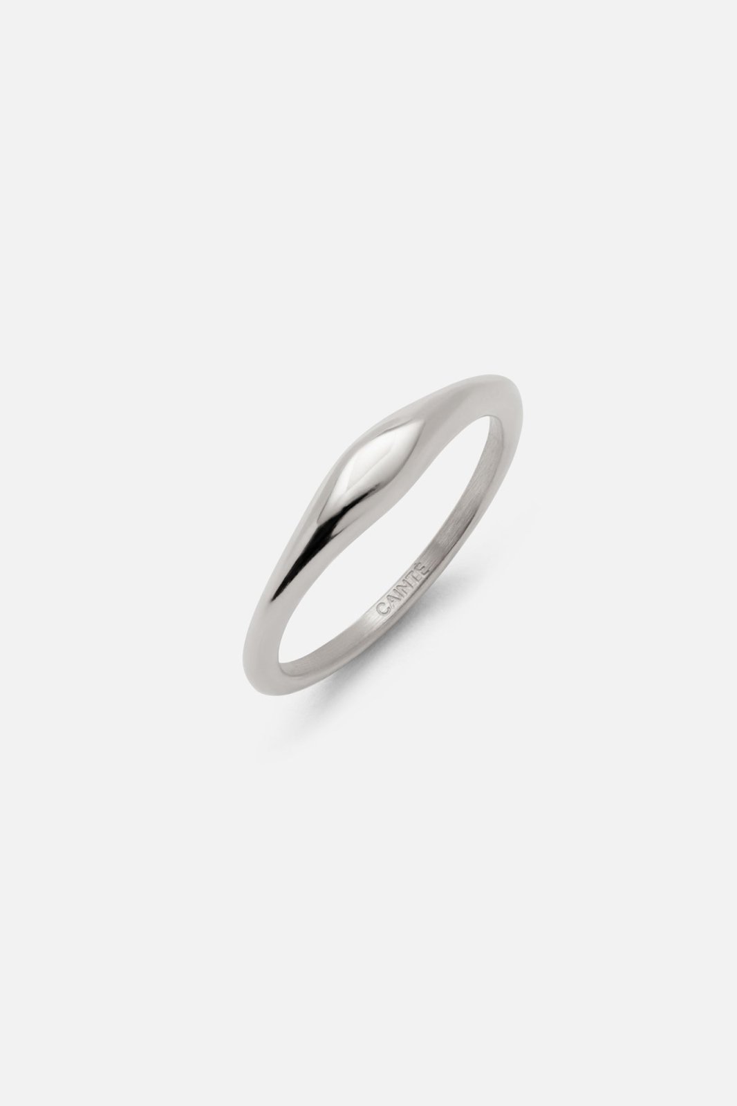 Silver-tone dome ring, view 3 of 6