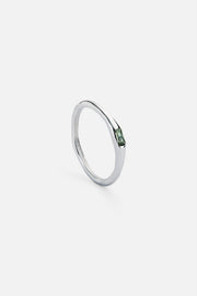 Thin band ring from the side
